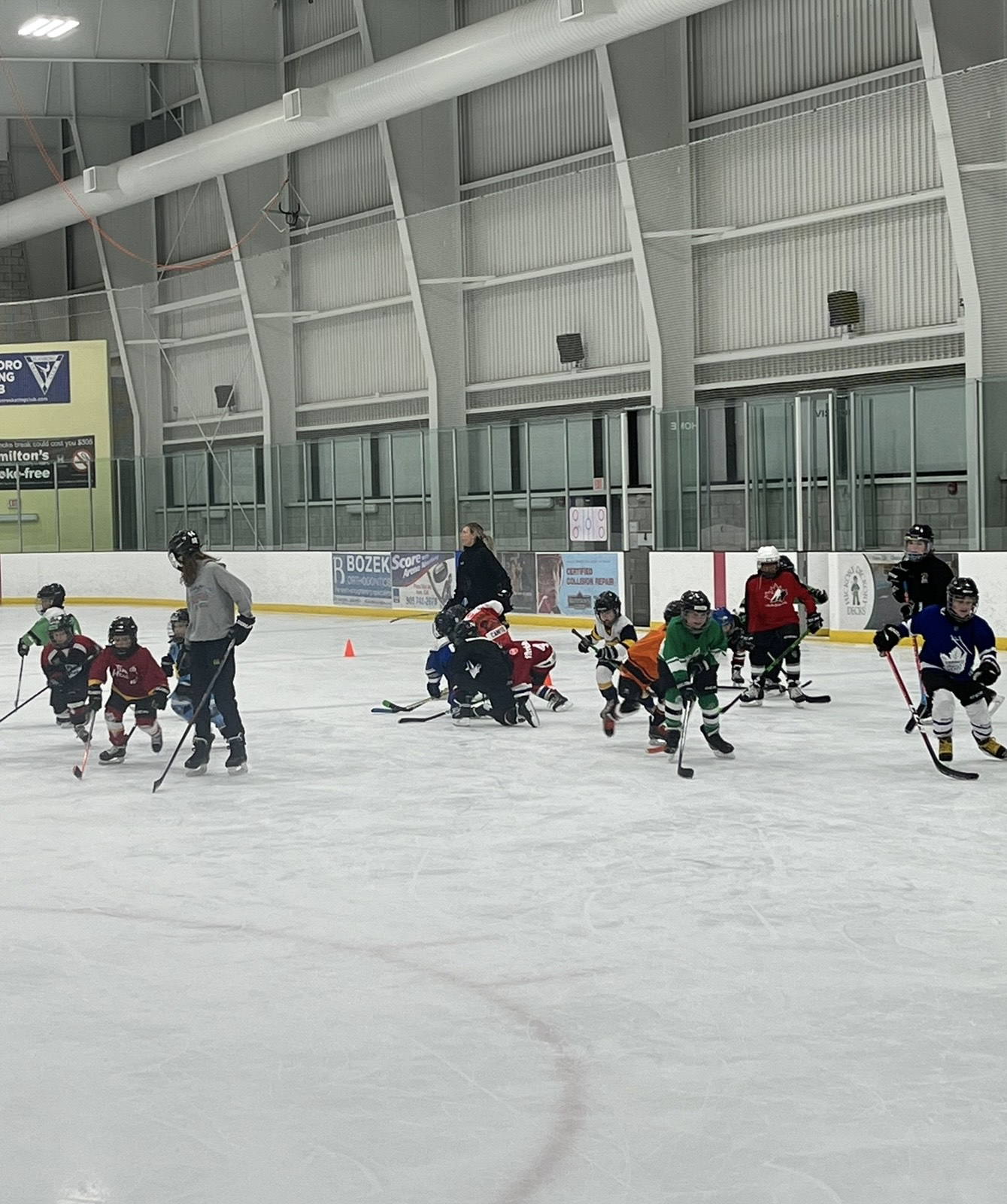 CanPowerSkate participants with coaches